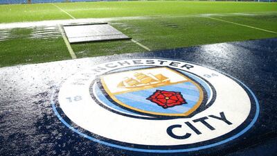 A general view as rain falls prior to the Uefa Champions League match between Manchester City and Borussia Monchengladbach at Etihad Stadium on September 13, 2016 in Manchester, England. Alex Livesey / Getty Images