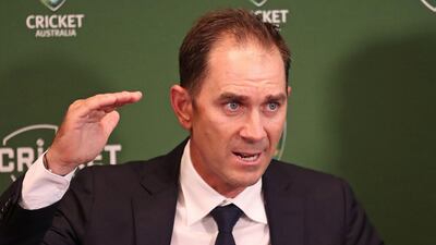 Australia coach Justin Langer is frustrated. Getty