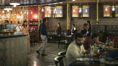 Restaurants in the UAE may not be filling as many tables, but the abundance of development means they can negotiate with landlords on lowering their rent. Mona Al Marzooqi / The National