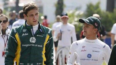 Vitaly Petrov, left, made his debut in Formula One debut in Bahrain in 2010.