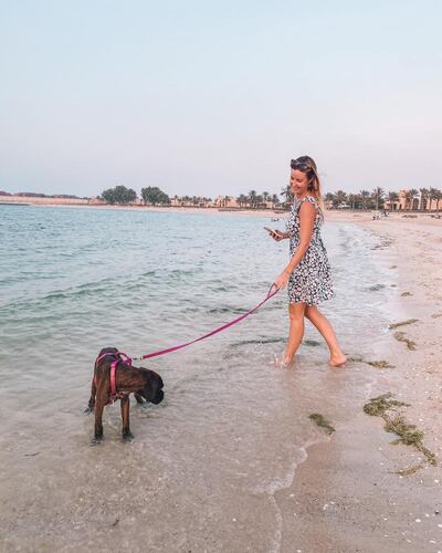 Dog-friendly fun awaits every Friday at Flopster Beach Days, Ghantoot. Courtesy Flopster / Facebook