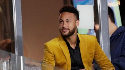 Neymar in the stands at the Mineirao Stadium, Belo Horizonte before Brazil's 2019 Copa America semi-final match against Argentina on July 2, 2019. Reuters