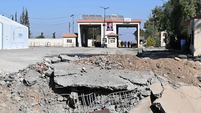 The Jousieh border between Syria's Homs province and Lebanon is one of several recent targets of air strikes that Israel says are intended to disrupt Lebanese group Hezbollah's weapons supply routes. AFP