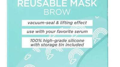 The 100 per cent vegan Pacifica Reusable Mask Brow works with your skincare routine to soften forehead lines; Dh75 from Cultbeauty.com