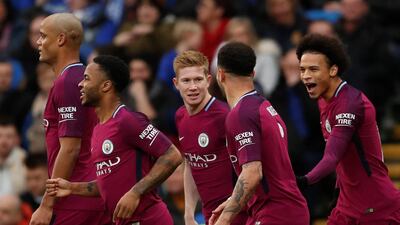 Centre midfield: Kevin de Bruyne (Manchester City). Gave his side the lead at Cardiff with a clever free kick and set Raheem Sterling up for a shot with a wonderful pass.. Andrew Boyers / Reuters