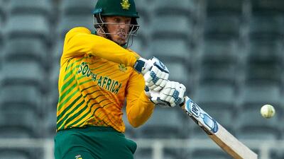 South Africa's George Linde performed with the bat and ball in the second T20 against Pakistan. AP