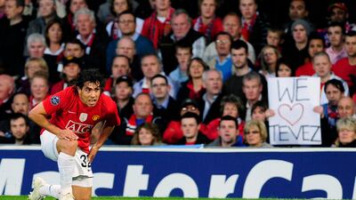 Over time, however, Tevez began to get fewer starts with Rooney and Cristiano Ronaldo scoring the bulk of the team's goals. Still, he was a household name at Old Trafford. Nigel Roddis / Reuters