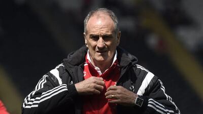 Swansea manager Francesco Guidolin before a match against Manchester City in May of 2016. Rebecca Naden / Reuters