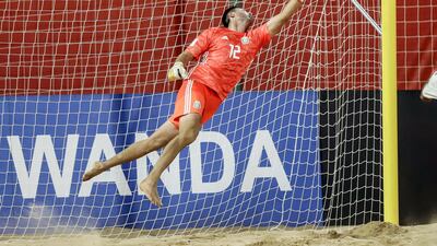 Mexico goalkeeper Gabriel Macias. EPA