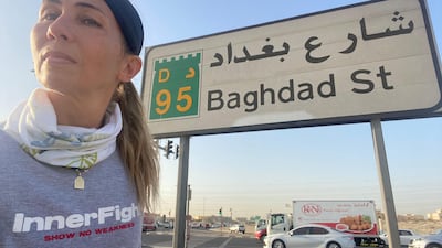 Ms Salaam takes photos of many of the street signs on which she has run