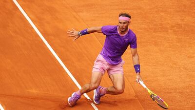 Rafael Nadal during the final. Getty
