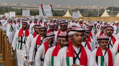 Emiratis stepped out in support of their nation