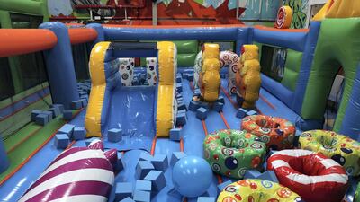 Air Maniax has two zones dedicated to toddlers. Pawan Singh / The National