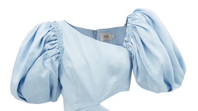 Cut-out dress, Dh1,449, AJE, MatchesFashion. Photo: MatchesFashion