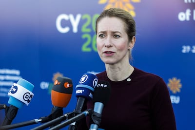 EU foreign policy chief Kaja Kallas has called on the Hormuz Strait to be reopened. AFP
