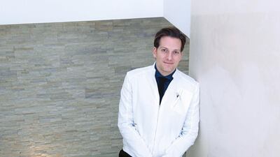 Dr Michael Apa practices at Apa Aesthetics in Jumeirah, Dubai. Jeffrey E Biteng / The National