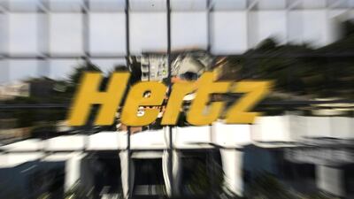 A Hertz building in Nice, France. The car rental firm has sought Chapter 11 bankruptcy protection in the US, but heavy trading in its stock saw the company's price rally, leading it to request the bankruptcy courts a share issue to raise $1bn. Reuters