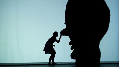 A scene from Pilobolus Dance Theatre's Shadowland. Courtesy Emmanuel Donny
