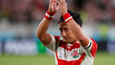 9. Yutaka Negare (Japan). Japan’s scrum-half could get into this team based exclusively on the fact he passed the ball 75 times and did not kick once in the epic win over Scotland. There was more to him than that, though. Reuters