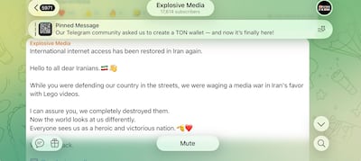 Explosive Media, which makes most of the incredibly popular pro-Iran AI Lego videos is greeting a new potential audience, Iranians who had been without internet access for almost three months.