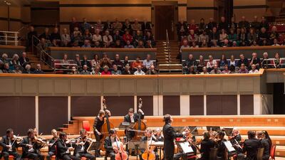 Camerata Salzburg perform at Symphony Hall in the UK. The orchestra will open Abu Dhabi Classics at Emirates Palace. Redferns via Getty Images