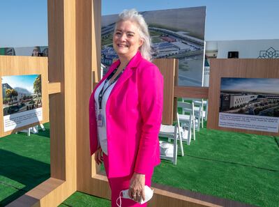 Monique Flickinger, American Community School superintendent. Victor Besa/The National.