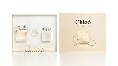 The Chloe Signature Christmas set. Courtesy of Chloe