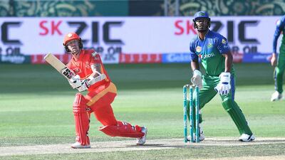 Islamabad United batsman Luke Ronchi in action against Multan Sultans during the Pakistan Super League march in Dubai on Saturday, February 16. Courtesy Pakistan Cricket Board