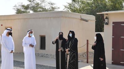 Sheikha Latifa bint Mohammed bin Rashid Al Maktoum, chairperson of Dubai Culture and Arts Authority (Dubai Culture), announces new documentary project on Hatta. Dubai Media Office