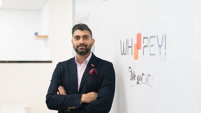 Saad Khan, the founder of Whoopey.com, sees opportunities for 'mass-market brands that do well online'. Anna Nielsen for The National