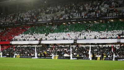 In keeping with the game’s ‘exhibition’ tag, a host of household UAE football names made appearances, with Al Wahda’s Ismail Matar coming on in the first group of replacements. Christopher Pike / The National