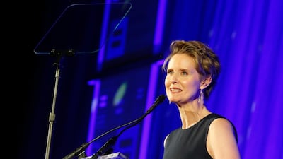 Cynthia Nixon, former star of 'Sex and the City' will challenge Govenor Andrew Cuomo in New York's Democratic primary in September. Jason DeCrow / AP