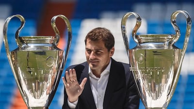 Former Real Madrid captain and goalkeeper Iker Casillas won 16 trophies at the Bernabeu before leaving for Porto 2015. Andrea Comas / Reuters