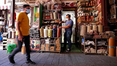 Shopkeepers ensure they are well stocked to cope with demand. AFP