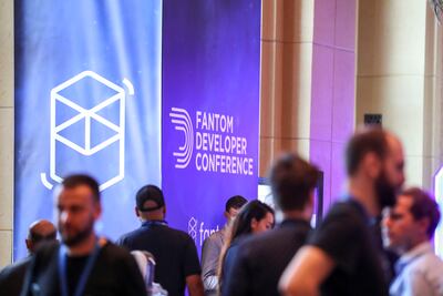 Guests at the Abu Dhabi Developer Conference on Tuesday. Khushnum Bhandari / The National