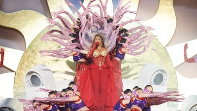 In a major coup for the dancers, the Mayyas appeared on stage with Beyonce a number of times. Photo: Mason Poole/Parkwood Media/Getty Images for Atlantis The Royal