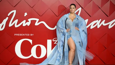 US model Ashley Graham. EPA