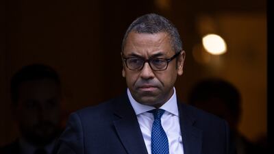 UK Foreign Secretary James Cleverly. Getty Images