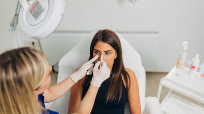 Liquid rhinoplasty has become one of the most-searched non-invasive surgeries on TikTok. The temporary treatment can last for up to 18 months. Getty Images