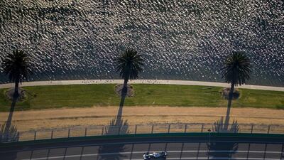 Lewis Hamilton of Great Britain driving the (44) Mercedes AMG Petronas F1 Team Mercedes W10 on track during qualifying for Australia's F1 Grand Prix in, Melbourne, Australia. Getty