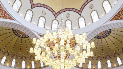 Inspired by the Blue Mosque in Istanbul, Turkey, it was built under the guidance of the emirate’s Ruler, Sheikh Hamad bin Mohammed Al Sharqi and is the second largest mosque in the UAE. Reem Mohammed / The National