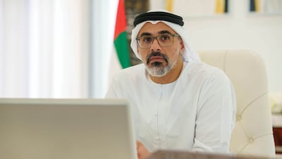 Sheikh Khaled bin Mohamed, Crown Prince of Abu Dhabi, chaired a meeting with the Abu Dhabi Executive Council on Thursday. Photo: Abu Dhabi Media Office