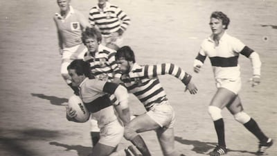 Dubai Exiles ar Rugby Sevens, December 1981. France have never won the Sevens. The closest they have got was when Les Bleus lost the 2011 final to England. But French hands have been on the Emirates International Trophy before, when Toulouse won the main competition in 1990.Courtesy: Emirates Airline Dubai Rugby Sevens