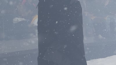 A heavy coat and sturdy boots.