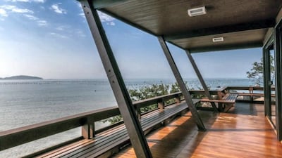 The house is made from tropical woods. Courtesy Airbnb