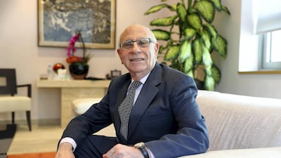 Al Bloom, vice-chancellor of NYUAD in his office at the New York University campus in Abu Dhabi. Pawan Singh / The National