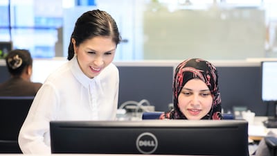 A woman earning a minimum monthly salary of Dh4,000 can now sponsor her husband and children, whereas before it was restricted to certain professions and a minimum monthly salary of Dh10,000. Reem Mohammed / The National