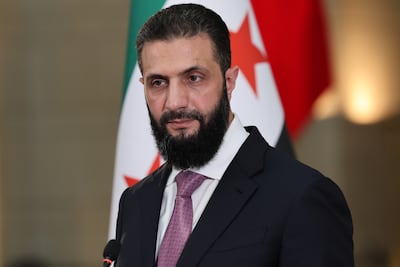 Ahmad Al Shara made changes to the country's security apparatus. AFP
