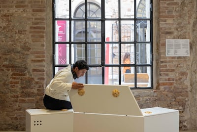 Taus Makhacheva's And What Did You Say? (2026). Photo: National Pavilion UAE