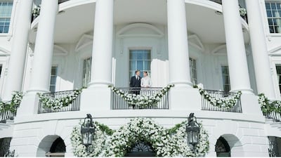 The couple chose to keep the ceremony closed to the press. Photo: Corbin Gurkin